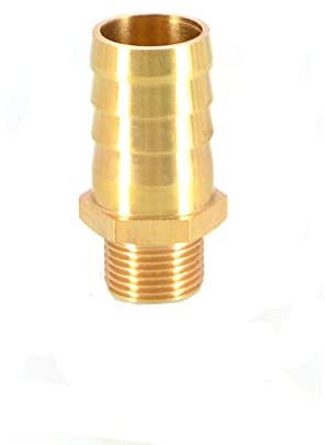 1 Stück BSP Schlauchanschluss Messing Stecker Fitting 6mm/8mm/10mm/12mm/16mm/19mm/25mm, Schlauch Barb Schwanz männlich BSP Außengewinde Adapter