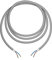 ledscom.de Textilkabel, 3 m, silber, 2 x 0,75 mm², H03VV-F Textilummantelung