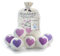 Friendsheep Organic Wool Dryer Balls Pink Purple Hearts 6 Pack XL Premium Reusable Cruelty Free Handmade Fair Trade No Lint Fabric Softener - Lovely Day