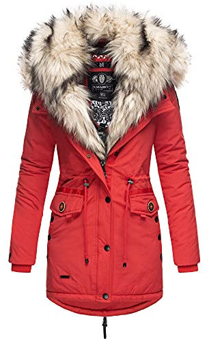 Navahoo Damen Winter Jacke Stepp Parka Mantel Winterjacke warm gefüttert Kunstpelz Sweety S-XXL