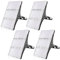 Viugreum Faretto LED da Esterno 300W 4 Pezzi, IP66 Resistente all'acqua Faretti LED da Esterno, Luce Di Sicurezza 30000LM, 3200K Bianco Freddo, Super Luminoso Esterno led per Giardino, Magazzino