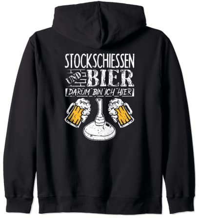 Eisstock Stocksport Zubehör Stockschießen Kapuzenjacke