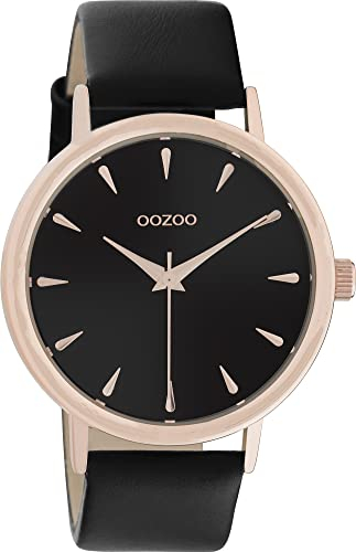 Oozoo Timepieces Damen Uhr - Armbanduhr Damen mit 20mm Lederarmband - Analog Damenuhr in rund C10829