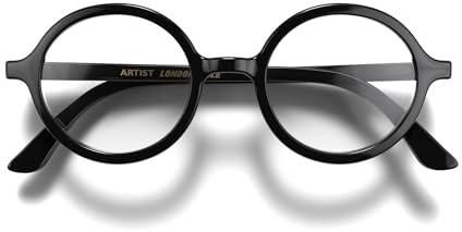 LONDON MOLE® Artist lesebrille | Coole runde lesegeräte | Herren damen unisex | Federscharniere