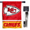 WinCraft Chiefs Banner Haus Flagge und 152 cm Fahnenmast Set
