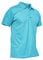 KEFITEVD Polyester Polo Men Short Sleeve Knit Cooling Golf Shirts Quick Dry Summer Tops Ice Blue L