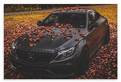 Auto-Poster Mercedes Benz Amg auf Leinwand, Kunst, Poster und Wandkunst, Bilddruck, modernes Familien-Schlafzimmer, Deko-Poster, 30 x 45 cm
