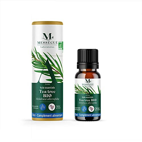Huile essentielle de TEA TREE BIO – 10 ml – 100% pure et naturelle – HECT - Mességué