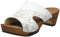 woody Damen Fiona Holzschuh, Blanco, 38 EU