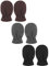 Boyiee 3 Paar Neugeborene Baby und Kleinkind Winter Fäustlinge Handschuhe Fleece (Schwarz, Kaffee, Grau, 6-18 Monate)