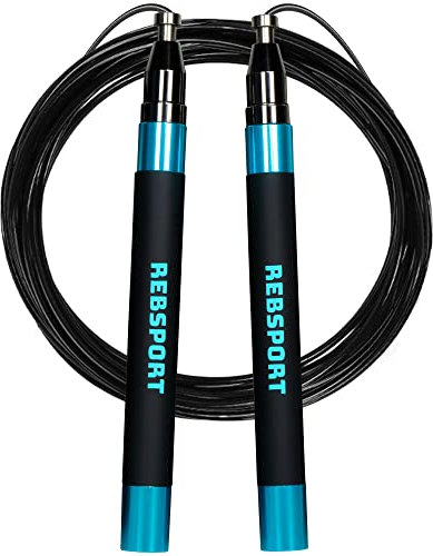 Rebsport,Professionelles verstellbares und leichtes Springseil mit hoher Geschwindigkeit, Boxen und Fitness mit hoher Intensität,Fitnessstudio Zubehör für Erwachsene und Kinder