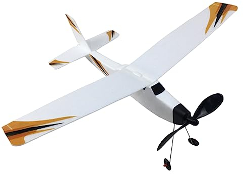 Gadpiparty Model Aircraft Glider Rubber Band Powered Airplane Educational Toy for Boys and Girls Random Style