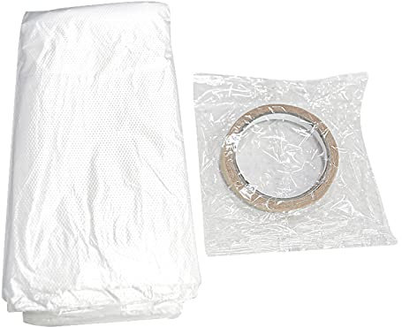 Sac de guidage de climatisation pour conduit d'air chaud et froid - Sac de transfert d'air en plastique - Sac de soufflage d'air pour climatiseur - Tuyau étendu - Sac de soufflage flexible