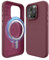 elago Funda Magnética Silicona Compatible con iPhone 15 Pro, Compatible con Todos Los Accesorios MagSafe, Imanes Integrados, Funda Protectora Cuerpo Completo [Estructura 5 Capas] (Burdeos)