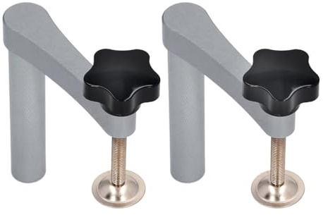 Spacnana 2PCS 20mm Bank Hund Klemmen Einstellbare Holzbearbeitung Tisch Schnelle Aluminium Legierung Niederhalten Klemme Schnelle Feste Clip