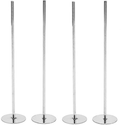 EVGOOGYY 4PCS Stainless Steel Cake Heating Rods 5.5inch Cake Heating Pins Cake Heating Core Rods Baking Nails for Cakes Baking Stick Decorating Kitchen Tools Accessories