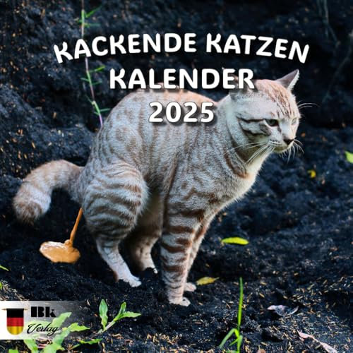 Kackende Katzen kalender 2025: Lustiges Geschenk für Katzenliebhaber