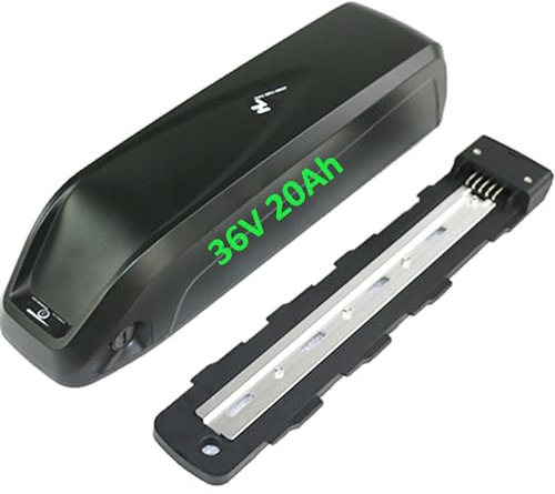 Batería Ebike 36V 20AH, Batería Bicicleta Electrica Litio para Motor 1000W 750W 500W 350W 250W/con Cargador UE (36V 20Ah 250W 500W/ LG4800 Cell)