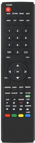 VINABTY RC041 Reemplazar el Control Remoto Apto para BLU:SENS TV RC034 RC036 RC042 RC044 RC054 H325.26P H325-B26A-1111898 H305-HNCRST-2B-22P-SP-1111785