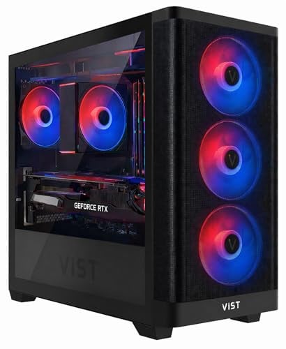 VIST PC Gaming Ryzen 7 5700X - Ram 32GB - RTX 5060Ti - SSD 1TB M.2 - W11 Pro