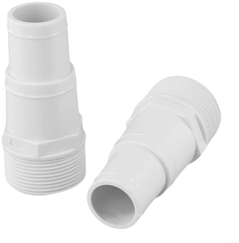 Juego de conectores de filtro de manguera de piscina, 2 adaptadores para mangueras de 1, 25 y 1 5