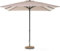 Ombrellone da Giardino 3X3 Mt Palo Centrale in Acciaio Struttura 8 Stecche Sistema Air Vent Arredamento Gazebo Piscina Terrazzo Ambienti