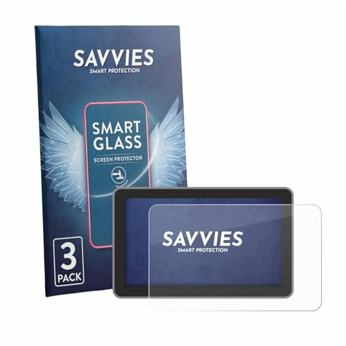 Savvies 3 Stück Panzer Schutz Glas für Bambu Lab H2D 9H Schutzfolie, Glas-Folie, HD Klar, Blasenfrei, Anti-Fingerabdruck, Stoßfest, Displayschutz