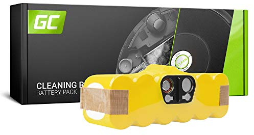 Green Cell (3Ah 14.4V Ni-MH) 80501 xLife Batteria per iRobot Roomba 500 600 700 800 R3 Serie 510 520 530 535 550 552 555 560 562 570 580 581 582 585 595 610 620 630 631 650 760 770 870