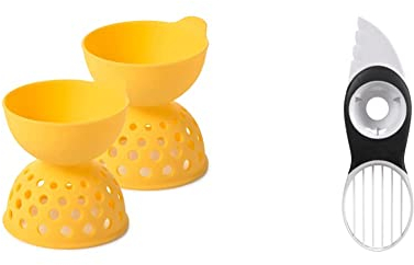 OXO Good Grips 3-in-1 Avocado Slicer & Silicone Egg Poacher Set