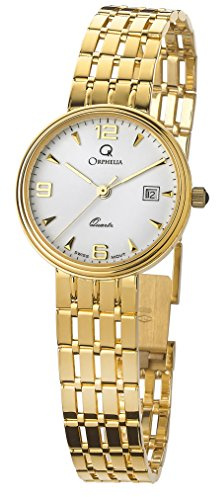Orphelia Damen Armbanduhr Analog Quarz Gelbgold MON-7078/1