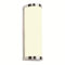 2 Light Bathroom Wall Fitting Chrome with Diffused Glass IP44 LED Compatible Dimmable