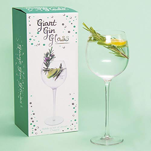 Fizz Creations Riesiges Gin-Glas, transparent, 30 x 10 cm