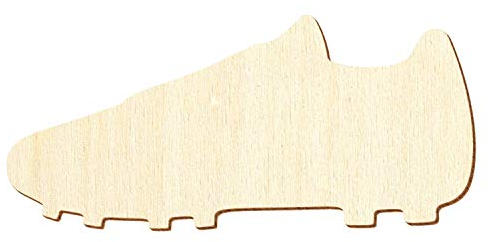 Holz Fußballschuh - Deko Basteln 3-50cm, Größe:40cm, Pack mit:1 Stück