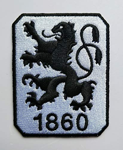 2stk TSV 1860 Muenchen Aufnäher Patch Football Fussball Soccer Club Iron on bügelbild aufbügler Badge