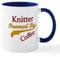 CafePress Knitter Powered by Coffee Mugs 11 oz (325 ml) Ceramic Coffee Mug