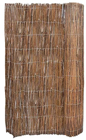 Tidyard Weidenzaun Weidenmatte Sichtschutz Balkon Sichtschutzmatte Weidezaun Rollzaun Weidematte Windschutz Zaun Weide Gartenzaun Terrasse,Weidenzweige,Größenauswahl