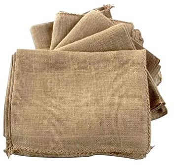 MiSMiAO Jutebeutel Natur für Pflanzen 100% Jute Winterschutz für Pflanzen 35x50cm/40x60cm Kartoffel Burlap Saecke Kübelpflanzensack Stroh Sack - Winterschutz Winter-Gartensack (40x60cm,5 Stück)