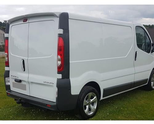 Motordrome Dachspoiler passgenau | kompatibel mit Opel Vivaro A 2001-2014 & Vivaro B 2014-2018 (Modelle mit Hecktüren) (PU)