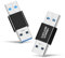 AIYEEN Adattatore USB 3.0/3.1 maschio a USB 3.0/3.1 maschio (confezione da 2), adattatore OTG 3.0/3.1 da USB A a 3.0/3.1 USB A, connessione connettore USB o prolunga cavo dati