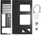 Littlecatch Mining Frame Mining ETH Motherboard Bracket Thickened Bitcoin Open Chassis Case Rack for Motherboards Mining Rig Case Support ITX/Mini ATX for 8 GPU(ATX)