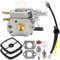 ZAMDOE Kit carburatore C1U-K51 Adatto per Echo HC HCR Serie HC-1500 HC-1600 HC-1800 HC-2000 HC-2400 HC-2410 12520005962 Parti del motore del tagliasiepi Sostituzione per Zama C1U‑K51