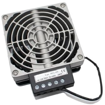 MURABE Chauffage soufflant HVL031 230V 100W 150W 200W, Interrupteur de température for Armoire électrique Industrielle, résistant à l'humidité (Color : 400W)