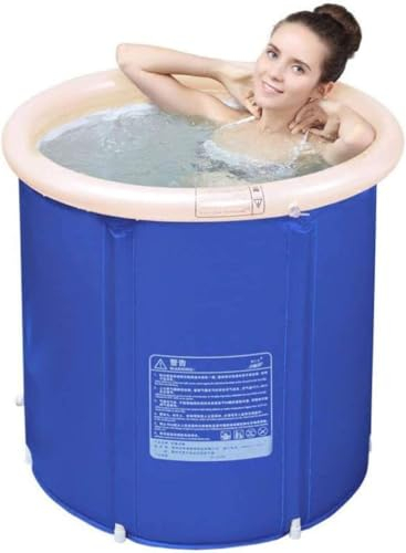 GaRcan Aufblasbare Schwimmbecken, Schwimmen, aufblasbares Bad, Planschbecken, Whirlpool, zusammenklappbare Wanne, Fass für Erwachsene, zusammenklappbare, verdickte Badewanne