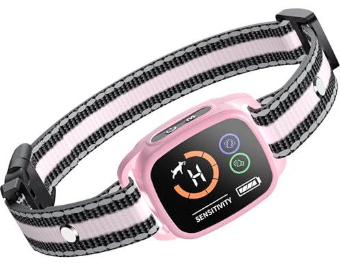 Collier Anti Aboiement Chiens (Pink)