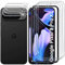 Lutree para Google Pixel 9 Pro XL Cristal Templado, 3+3 Piezas Protector de Pantalla + Protector de Lente de Cámara, Dureza 9H HD Anti-Arañazos Vidrio Templado Película Protectora
