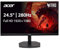 acer Nitro KG251Q Z1biip Full HD 1920 x 1080 ZeroFrame PC Gaming Monitor | AMD FreeSync Premium | Up to 280Hz | 1ms (VRB) | 1 x Display Port 1.4 and 2 x HDMI 2.0 Ports | KG251Q Z1biip