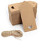 Geschenkanhänger Kraftpapier 100 Stk Etiketten Kraftpapier Geschenk Anhänger Geschenkanhänger Papieranhänger zum Beschriften für Hochzeit