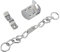 Heavy-Duty Hotel Security Chain Lock - Iron Door Safety Chain for Enhanced & Theft Prevention - Ideal for Hotels & Accommodations