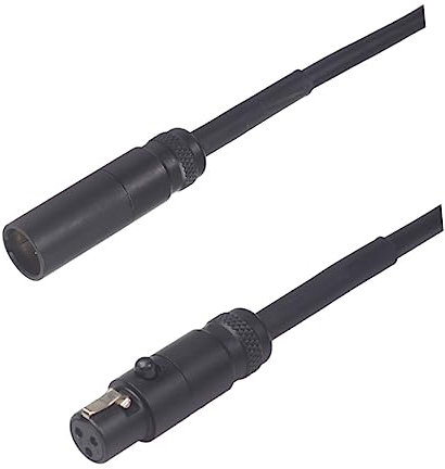 Vaguelly Mini XLR ännlich Auf Weiblich Mikrofon Verlängerungskabel Audiokabel Für Videokamera DSLR Male to Female Mikrofonkabel Mini XLR Mikrofonkabel