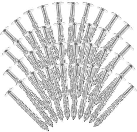 Holibanna 100pcs Expansion Threaded Nail Screw Nails for Carpet Trim Fasteners for Diy Carpet Installation and Stair Edge Fixing